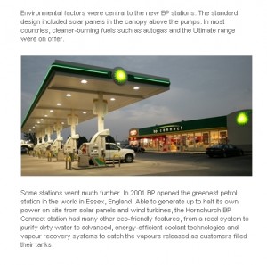PHOTO - BP's solar gas station