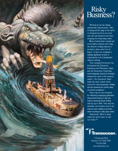 Transocean ad titled ''Risky Business''