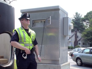 Framingham Police Officer Tom McCarthy, traffic detail, (July 19, 2011)