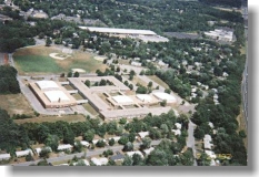 Aerial view of Framingham High School, (1997)