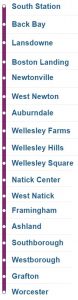 Framingham News - New Schedule On Framingham/Worcester Commuter Rail Line